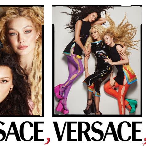 gigi bella versace|versace model sisters.